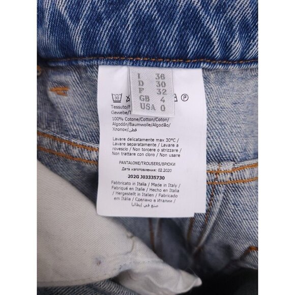 Philosophy Di Lorenzo Serafini Wildflower High-Waisted Jeans US 0 IT 36 - Picture 11 of 11